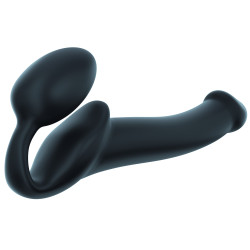 strap on me Gode + plug STRAP-ON-ME Bendable M 16 x 4 cm Noir